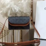 Celine Cuir Triomphe Original Large Shoulder Bag Authentic Luxury