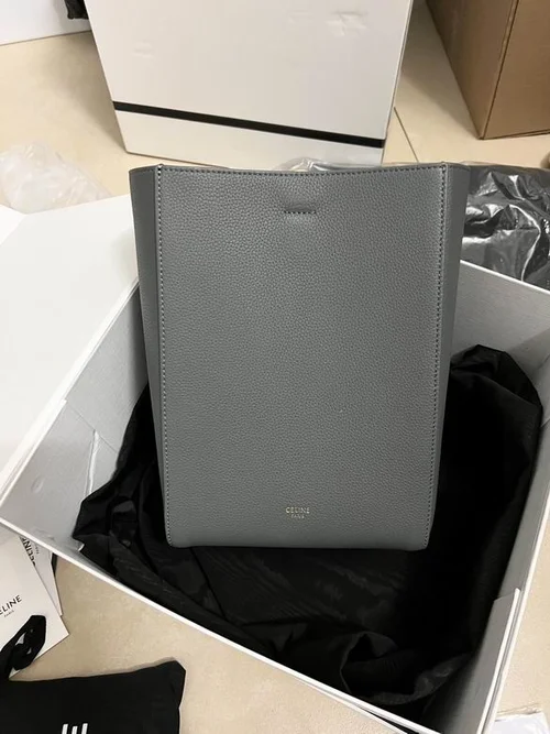 Celine Sangle Bucket Bag Small Women Luxury Canvas Leather