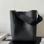Celine Sangle Bucket Bag Small Women Luxury Canvas Leather