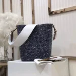 Celine Sangle Bucket Bag Small Women Luxury Canvas Leather