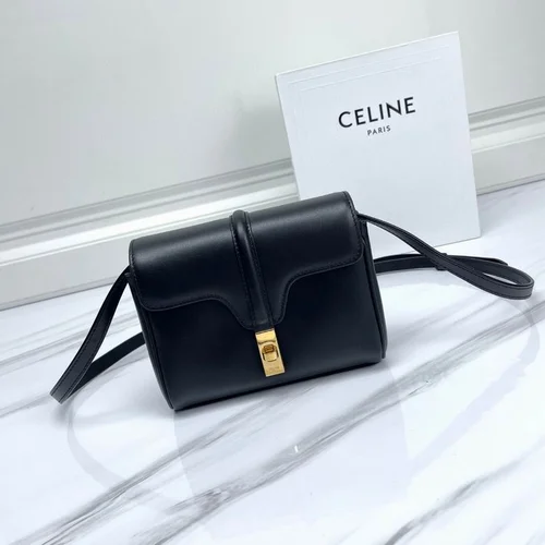 Celine Soft 16 Medium Shoulder Bag Women Luxury Leather