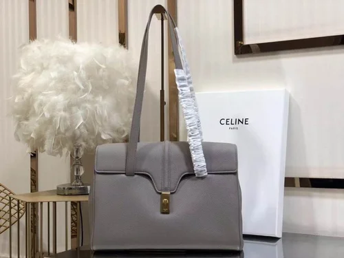 Celine Soft 16 Medium Shoulder Bag Women Luxury Leather