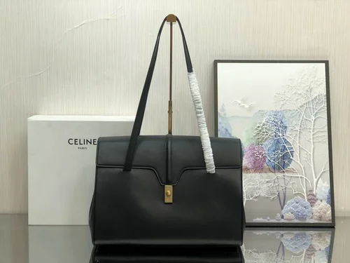 Celine Soft 16 Medium Shoulder Bag Women Luxury Leather