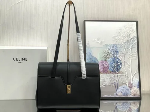 Celine Soft 16 Medium Shoulder Bag Women Luxury Leather