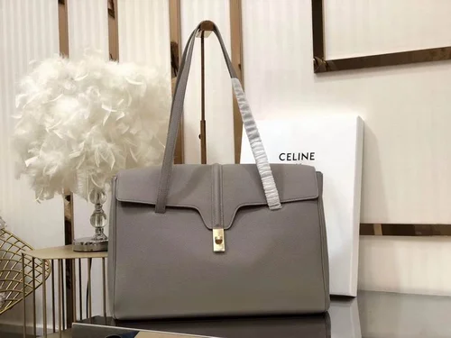 Celine Soft 16 Medium Shoulder Bag Women Luxury Leather