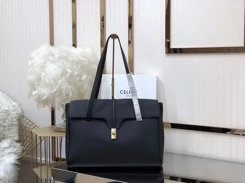Celine Soft 16 Medium Shoulder Bag Women Luxury Leather