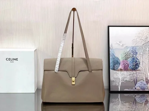 Celine Soft 16 Medium Shoulder Bag Women Luxury Leather