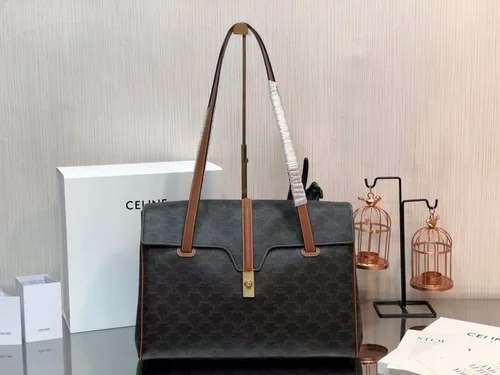 Celine Soft 16 Medium Shoulder Bag Women Luxury Leather