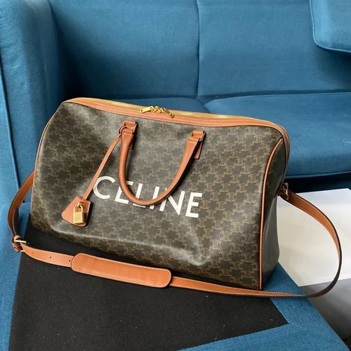 Celine Large Travel Bag Weekend Duffel Original Authentic Luxury