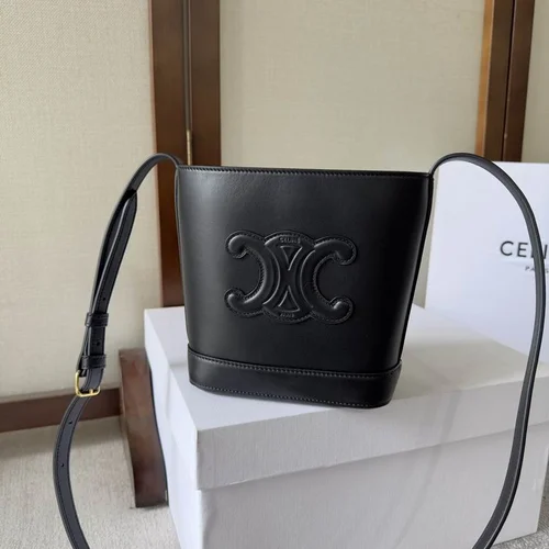 Celine Original Bucket Bag Authentic Triomphe Canvas Luxury
