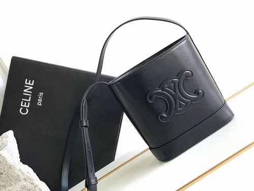 Celine Original Bucket Bag Authentic Triomphe Canvas Luxury