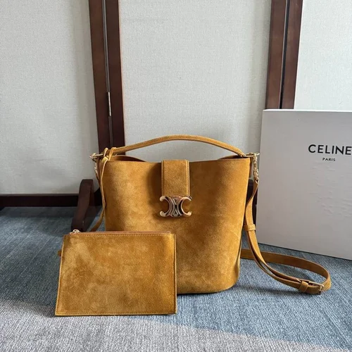 Celine Original Bucket Bag Authentic Triomphe Canvas Luxury