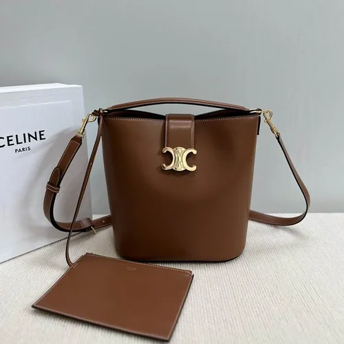 Celine Original Bucket Bag Authentic Triomphe Canvas Luxury