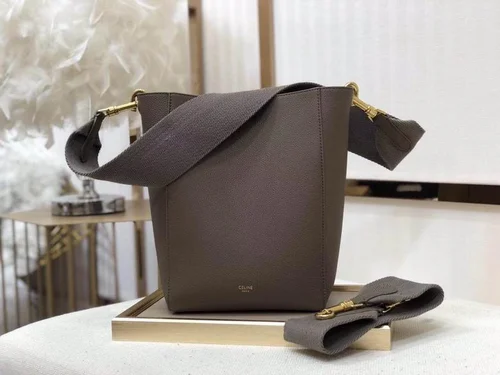 Celine Original Bucket Bag Authentic Triomphe Canvas Luxury