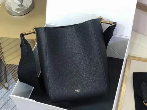 Celine Original Bucket Bag Authentic Triomphe Canvas Luxury