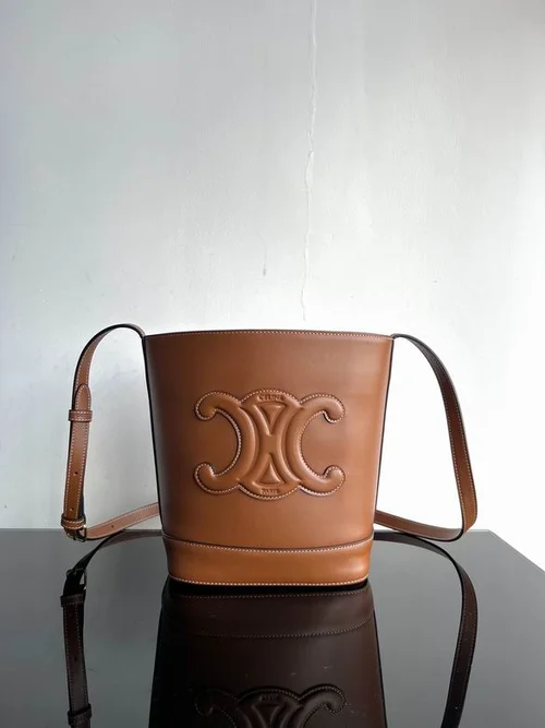 Celine Original Bucket Bag Authentic Triomphe Canvas Luxury