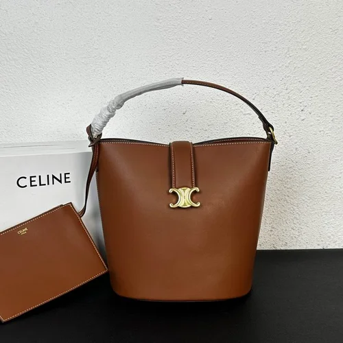 Celine Original Bucket Bag Authentic Triomphe Canvas Luxury