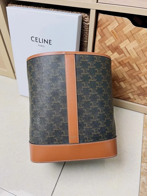 Celine Original Bucket Bag Authentic Triomphe Canvas Luxury