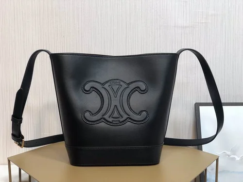 Celine Original Bucket Bag Authentic Triomphe Canvas Luxury