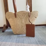 Celine Triomphe Basket Bag Small Woven Women Luxury Designer