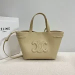 Celine Triomphe Basket Bag Small Woven Women Luxury Designer