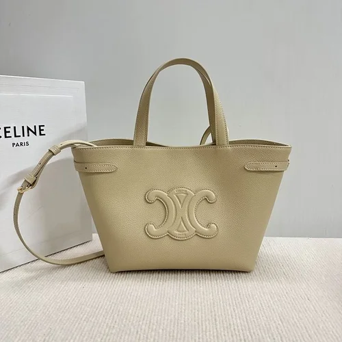Celine Triomphe Basket Bag Small Woven Women Luxury Designer