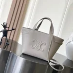 Celine Triomphe Basket Bag Small Woven Women Luxury Designer