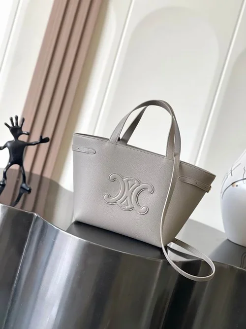 Celine Triomphe Basket Bag Small Woven Women Luxury Designer