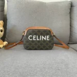 11 Celine Shell Camera Bag Small Women Luxury Leather Designer