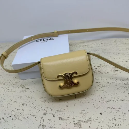 Celine Triomphe Small Canvas Bag Women Luxury Designer