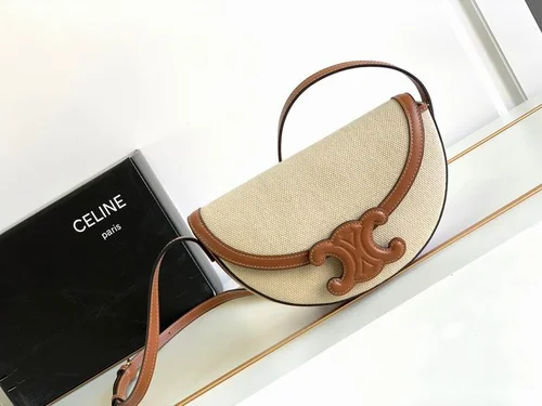 Celine Triomphe Small Canvas Bag Women Luxury Designer