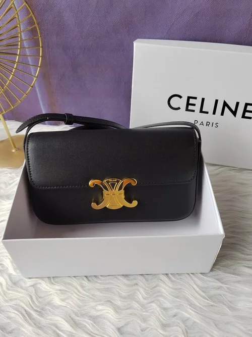 11 Celine Large Shoulder Bag Women Luxury Smooth Leather Designer