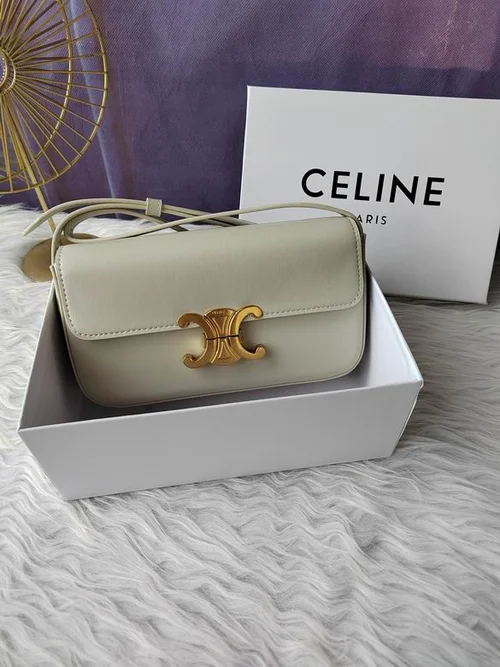 11 Celine Large Shoulder Bag Women Luxury Smooth Leather Designer