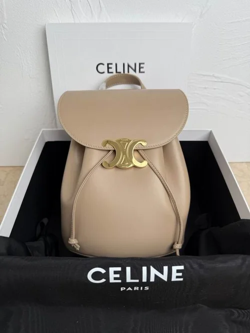 Celine Original Backpack Women Men Luxury Triomphe Canvas