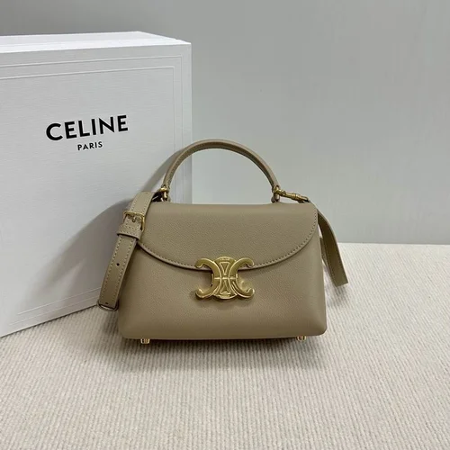 Celine Original Women's Handbag Authentic Triomphe Canvas Luxury