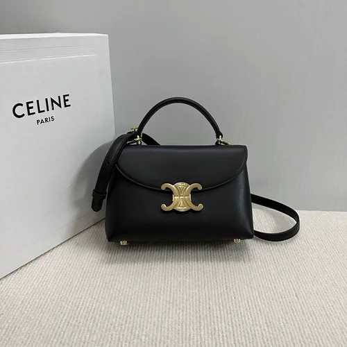 Celine Original Women's Handbag Authentic Triomphe Canvas Luxury