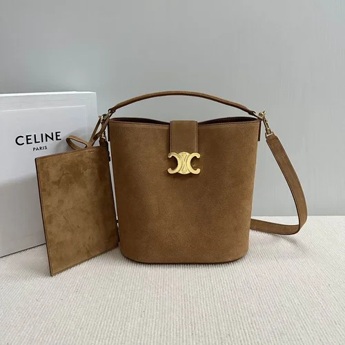 Celine Original Bucket Bag Authentic Triomphe Canvas Luxury