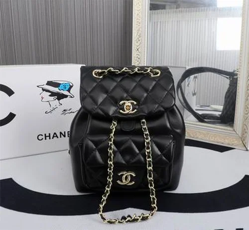 11 Chanel Backpack Large Lambskin Women Luxury Designer