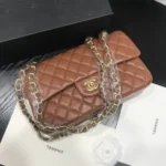 11 Chanel Classic Flap Bag Medium Women Luxury Quilted Caviar