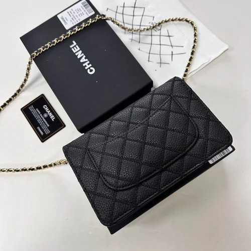 11 Chanel Wallet On Chain WOC Women Luxury Caviar Leather