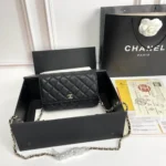 11 Chanel Wallet On Chain WOC Women Luxury Caviar Leather