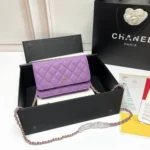11 Chanel Wallet On Chain WOC Women Luxury Caviar Leather