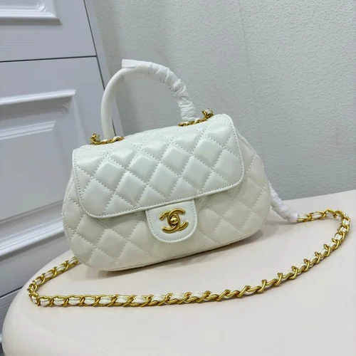 11 Chanel Top Handle Flap Bag Women Luxury Quilted Leather