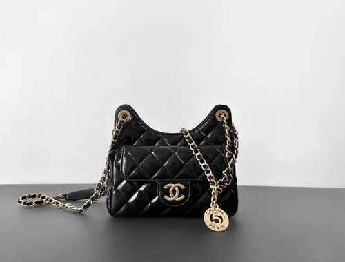 11 Chanel Hobo Bag Medium Women Luxury Quilted Calfskin