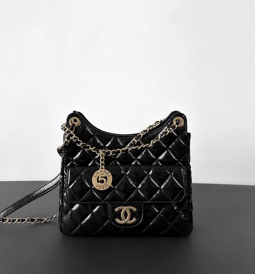11 Chanel Hobo Bag Medium Women Luxury Quilted Calfskin