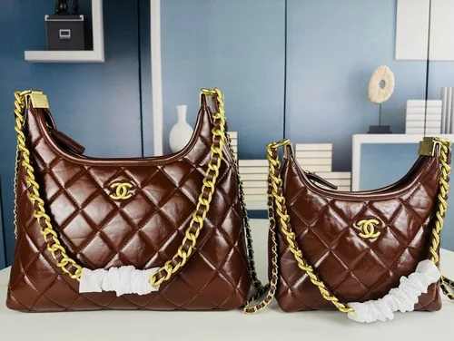 11 Chanel Hobo Bag Medium Women Luxury Quilted Calfskin