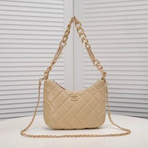 11 Chanel Hobo Bag Medium Women Luxury Quilted Calfskin