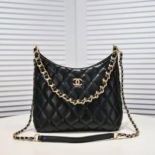 11 Chanel Hobo Bag Medium Women Luxury Quilted Calfskin