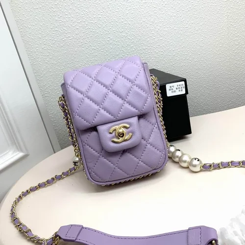 11 Chanel Cell Phone Bag Mini Crossbody Women Luxury Lambskin