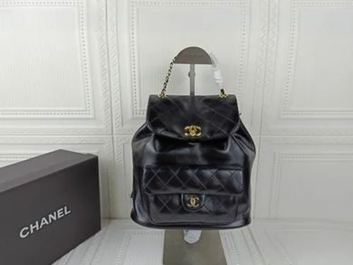 11 Chanel Backpack Large Lambskin Women Luxury Designer